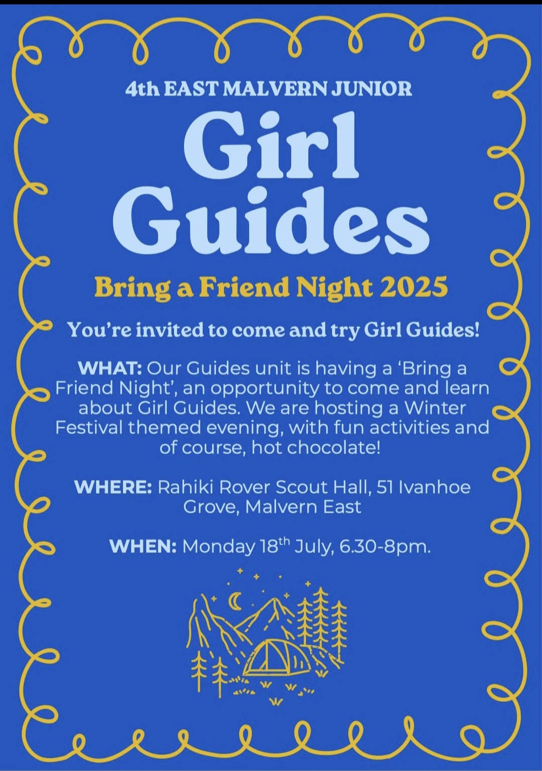 Bring a Friend night